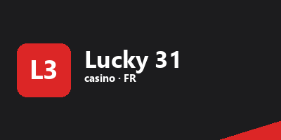 Logo officiel Lucky 31 — casino en ligne offshore